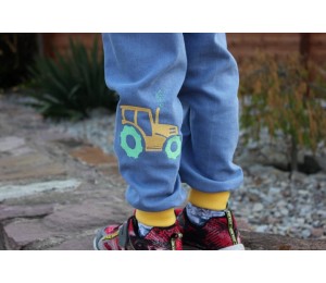 Stickdatei - Traktor Set Doodle, Füllstich & Appli